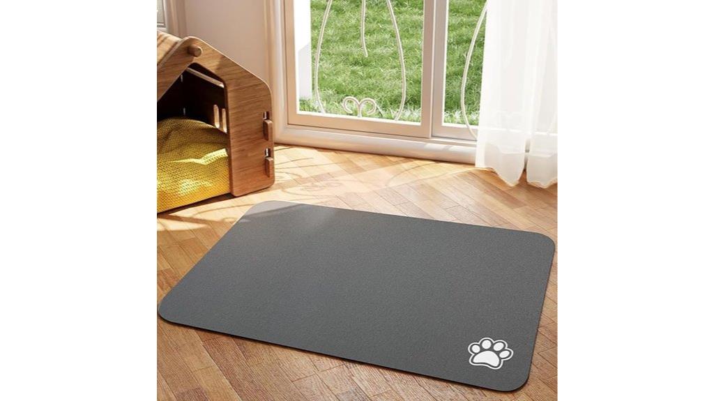 absorbent dog feeding mat