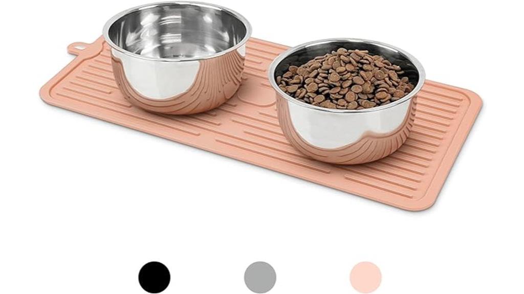 animal feeding mat designed