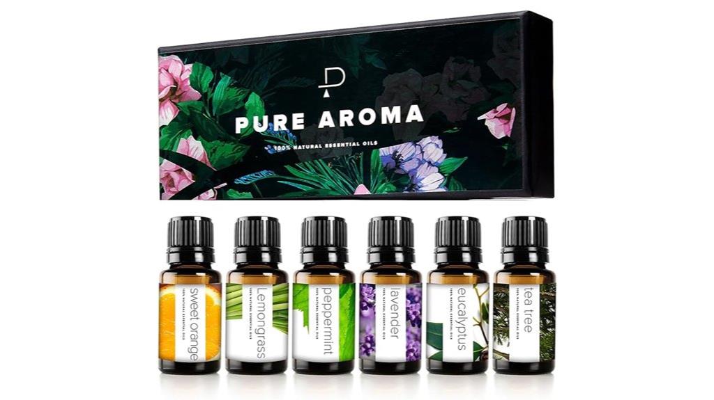 aromatic essential oils collection