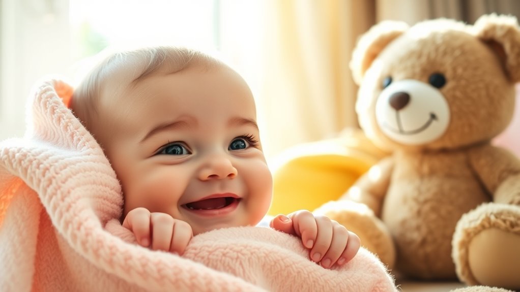 babies enjoy playful surprises