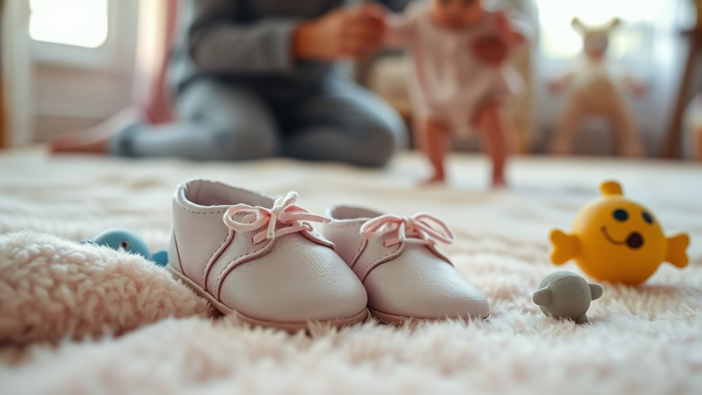 babies learning to walk