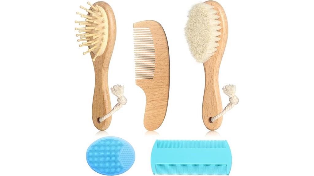 baby brush and comb