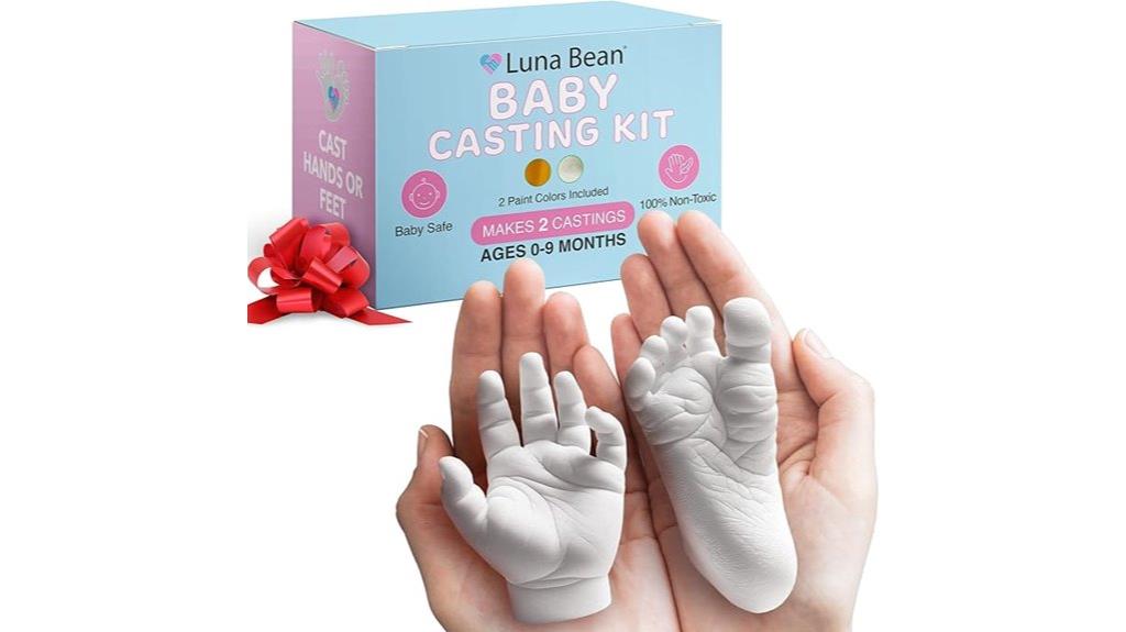 baby footprint casting kit