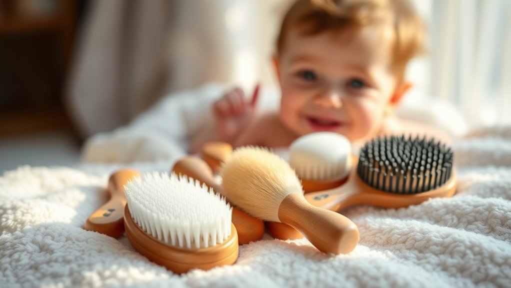 baby grooming brush guide