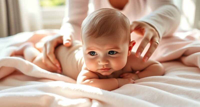 baby massage promotes health