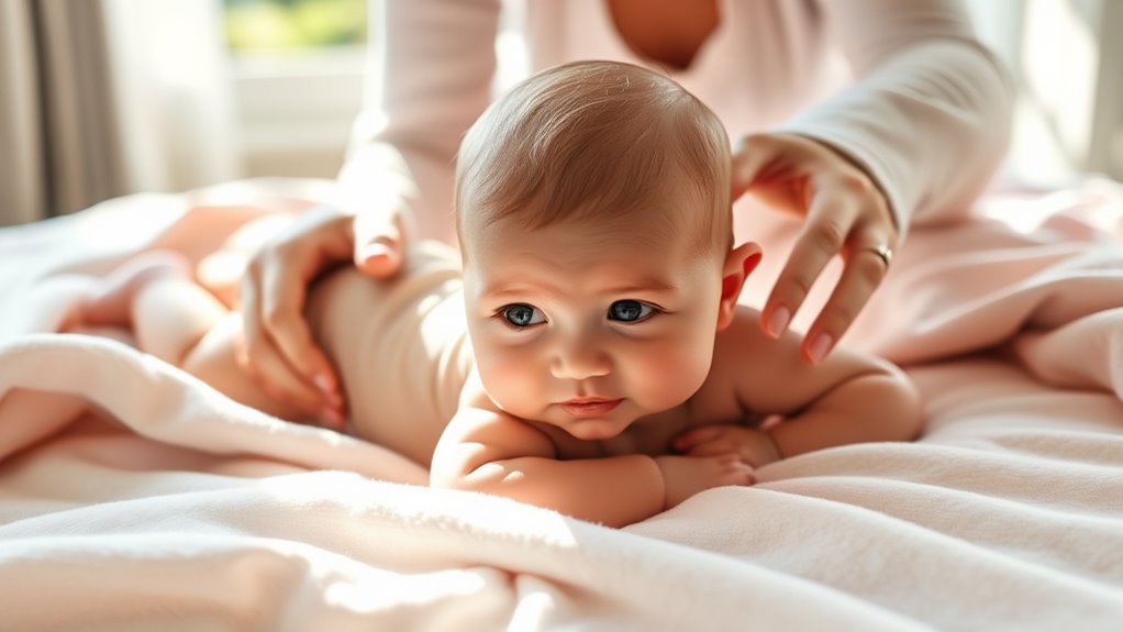 baby massage promotes health