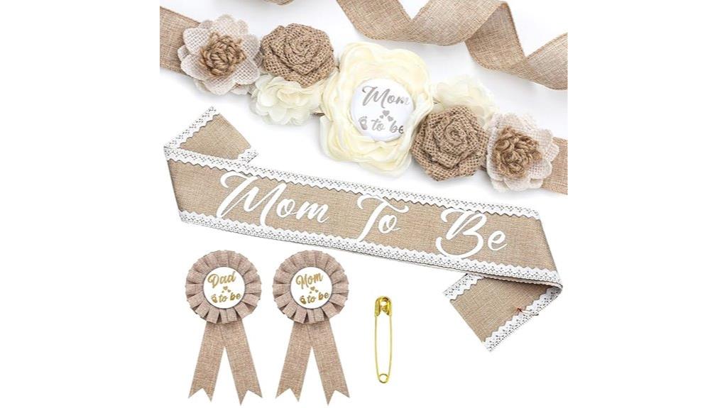 baby shower sash kit