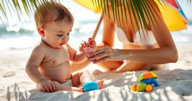 baby sunscreen safety tips