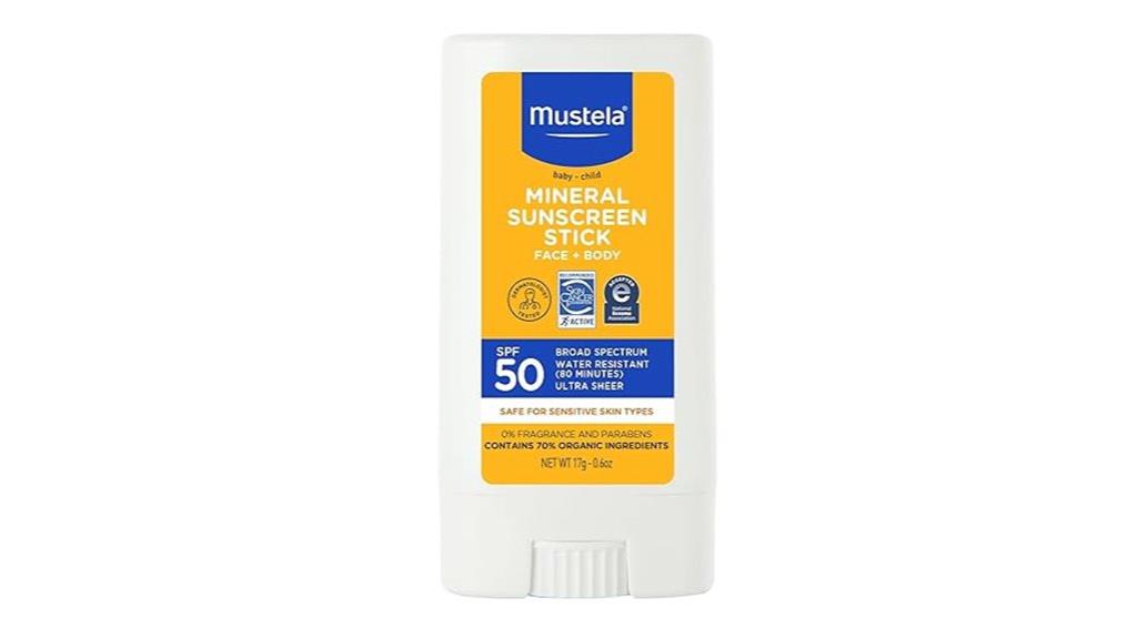 baby sunscreen stick spf 50