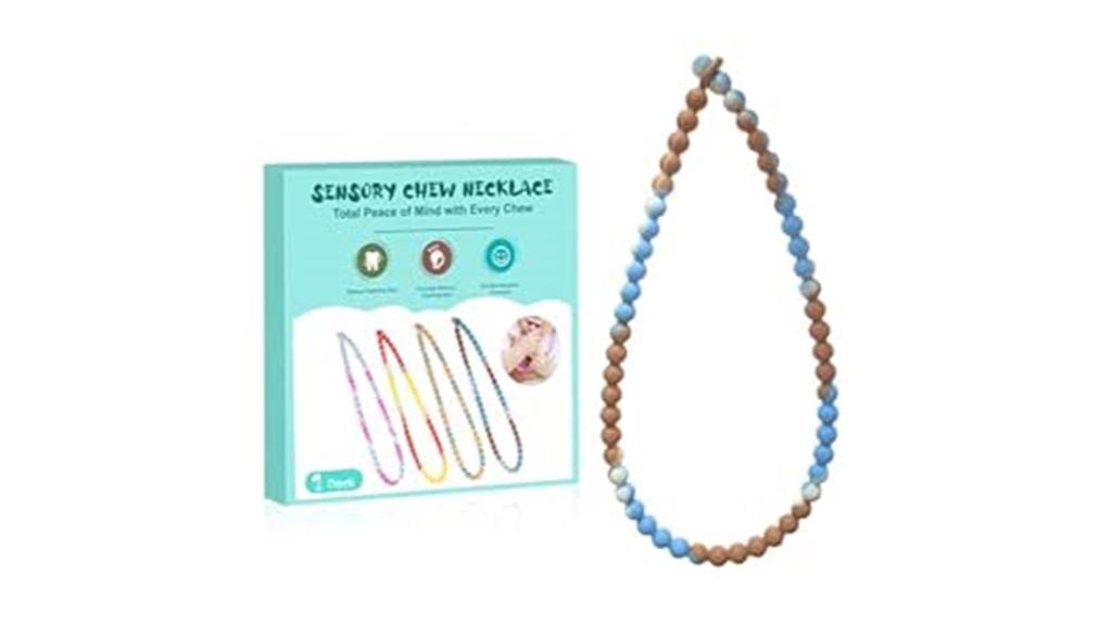 baby teething chew necklace