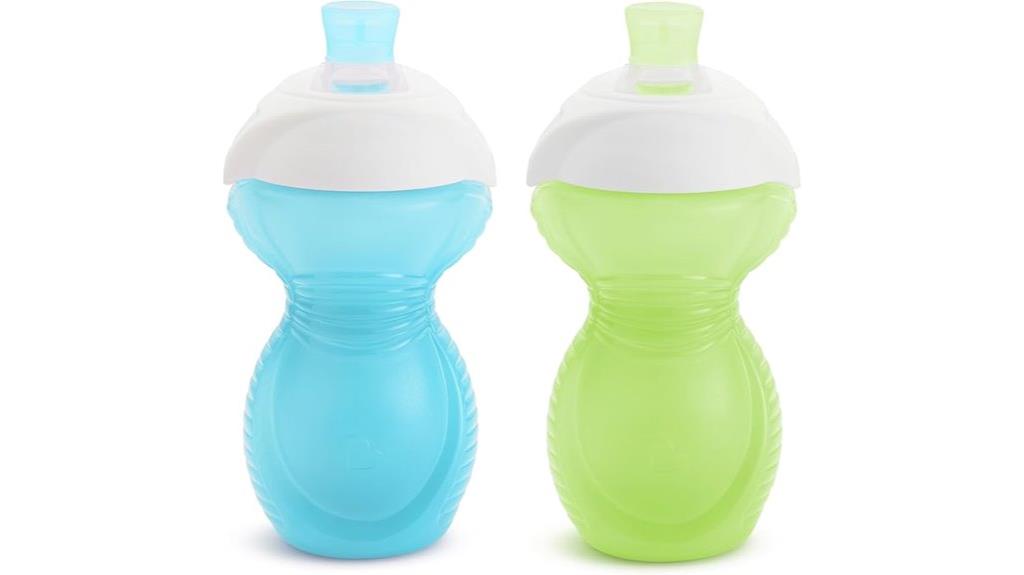 bite proof sippy cup set