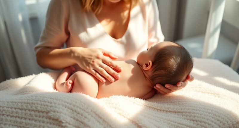 bonding through baby massage