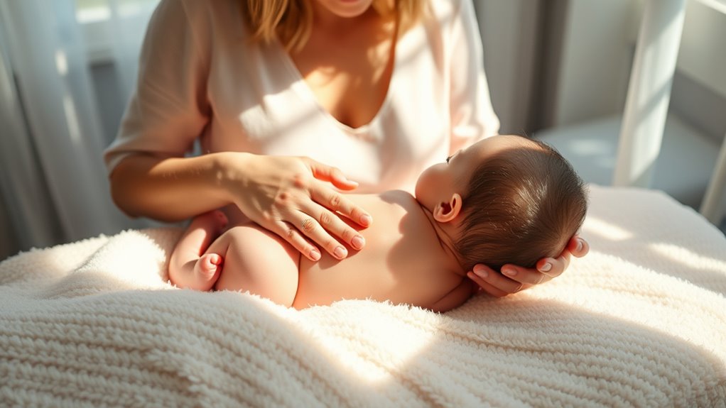 bonding through baby massage