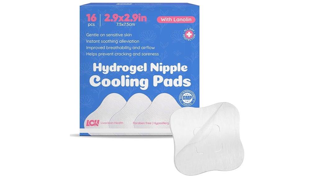 breastfeeding hydrogel nipple pads