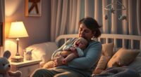 calm a distressed infant