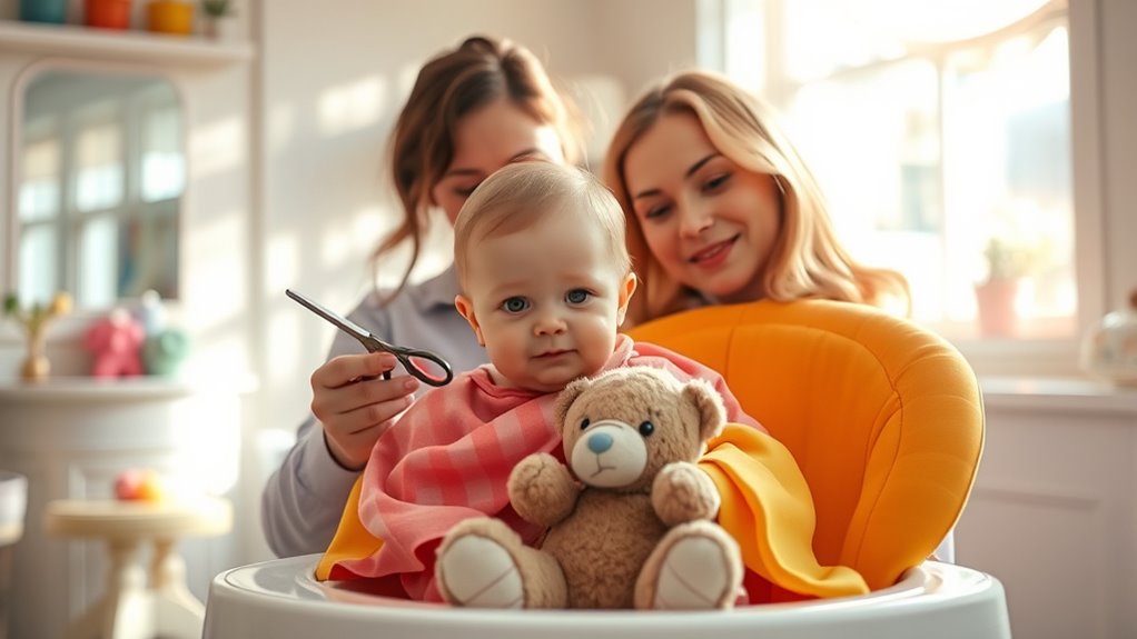 calm baby haircut techniques