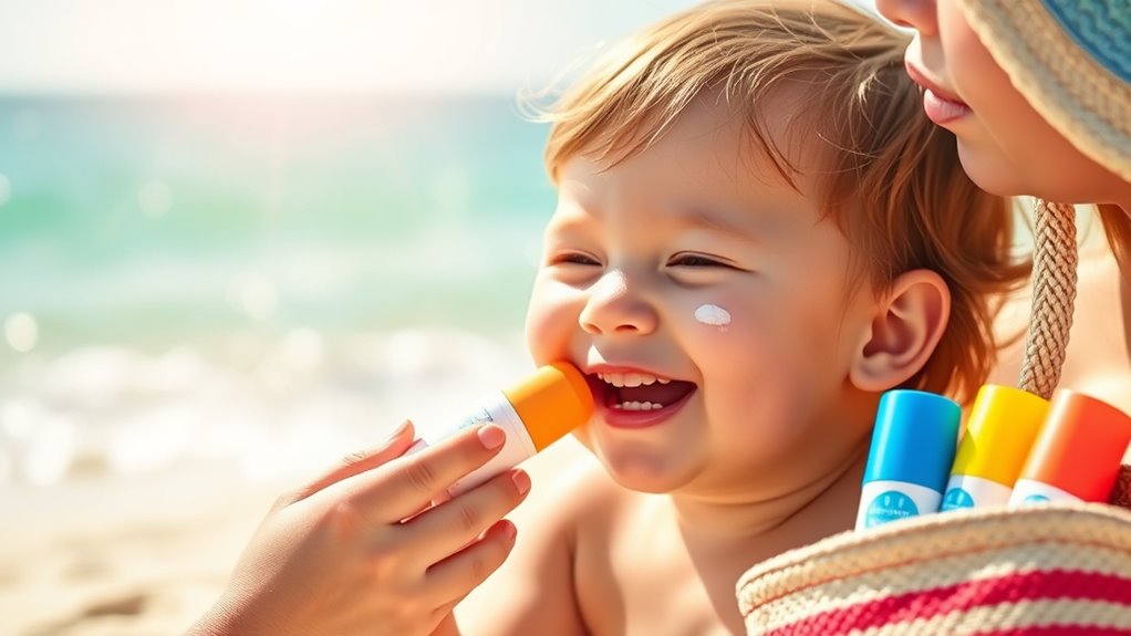 choosing baby sunscreen sticks