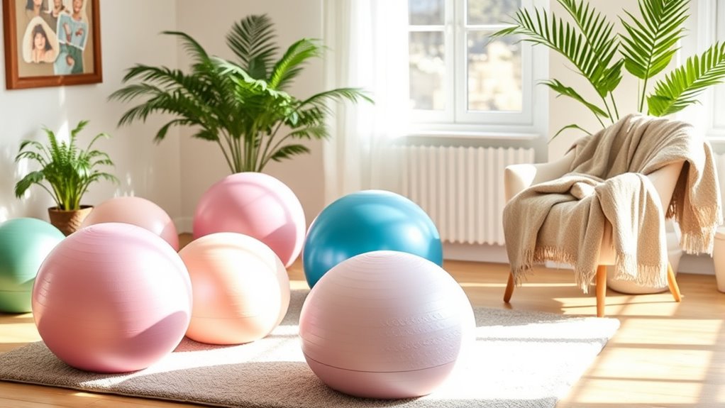 choosing the right yoga balls