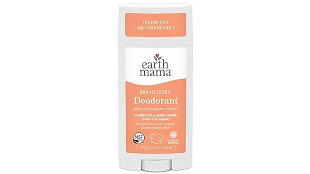 citrus deodorant for sensitivity