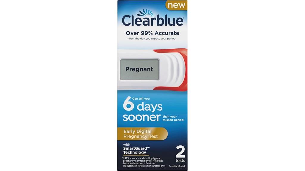 clearblue early pregnancy test