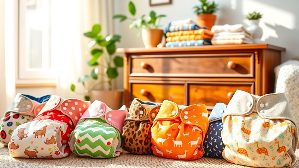 cloth diapers becoming popular