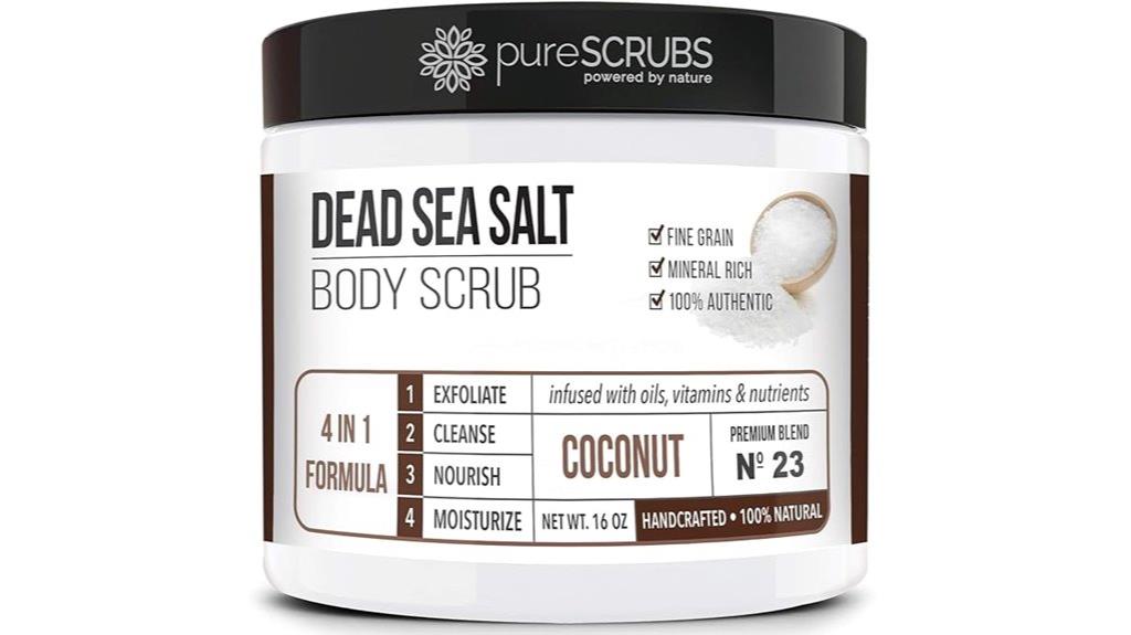 coconut body scrub set