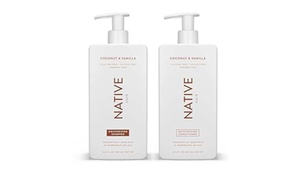 coconut vanilla moisturizing set