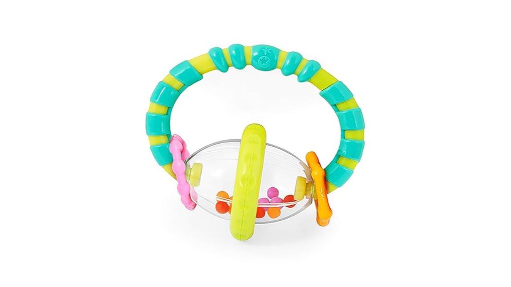 colorful rattle and teether