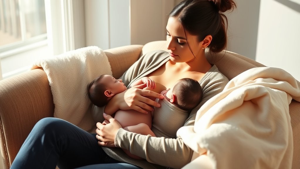 comfortable breastfeeding positions