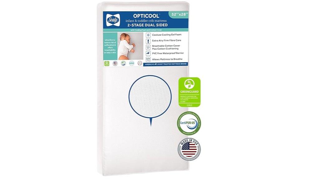 comfortable dual firmness mattress