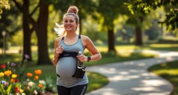 comfortable maternity workout gear