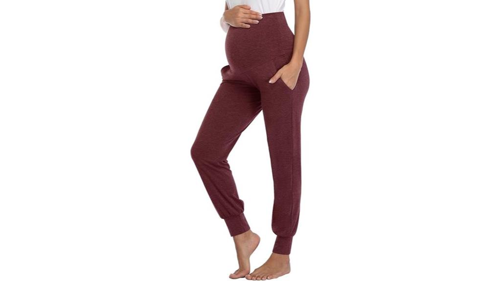 comfortable maternity workout pants