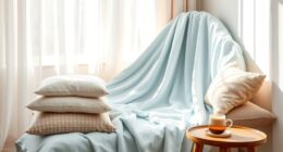 comfortable pregnancy relaxation blankets