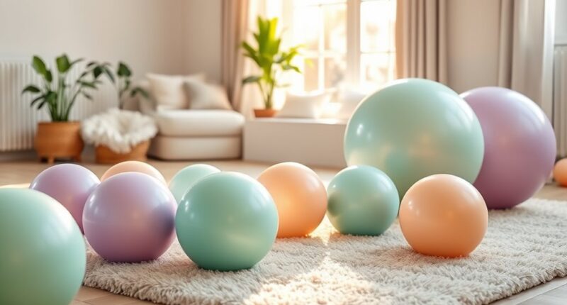 comfortable pregnancy yoga balls