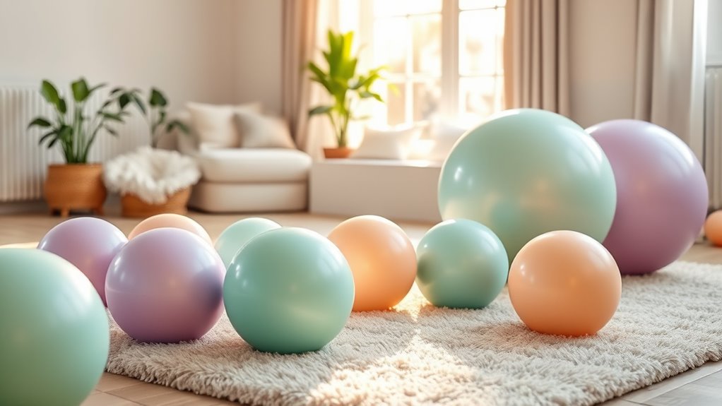 comfortable pregnancy yoga balls