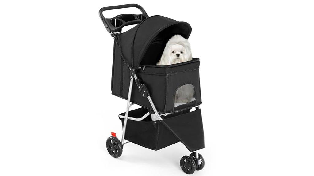 compact pet stroller design