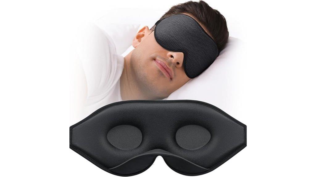 contoured light blocking mask