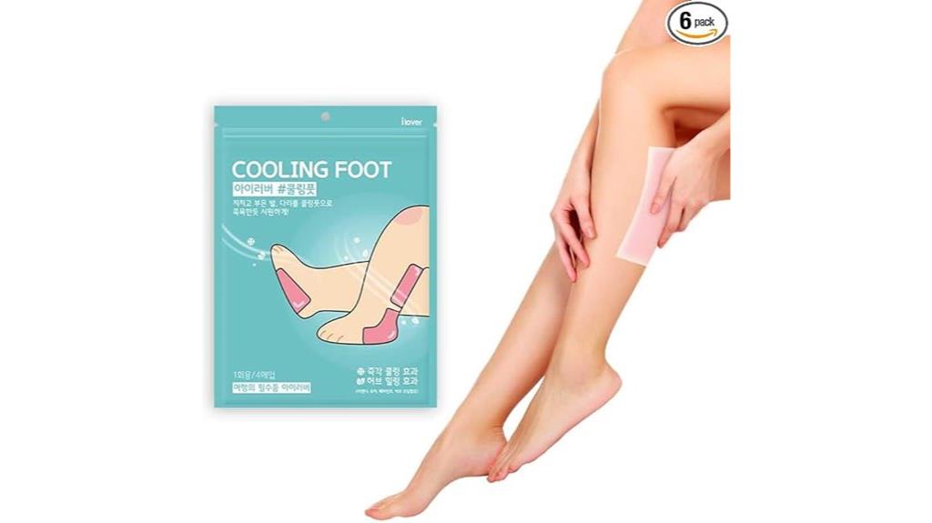 cooling foot and leg pads