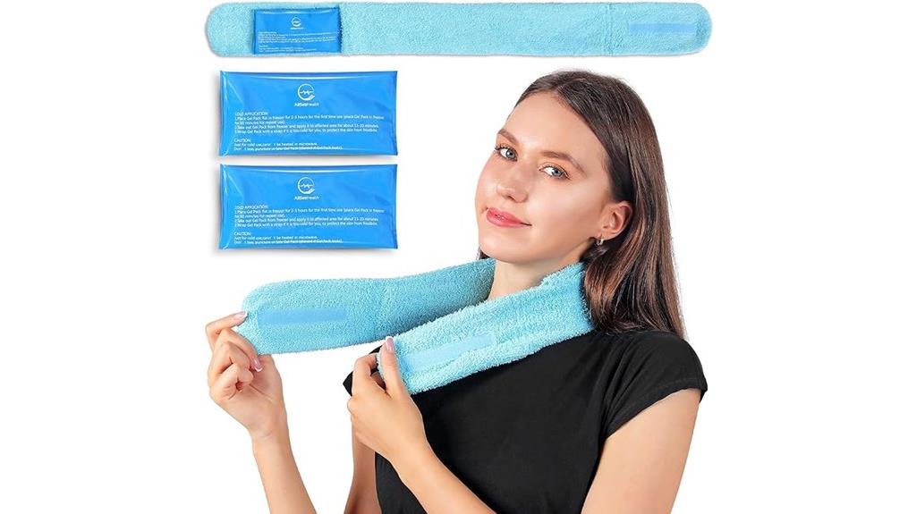 cooling towel with inserts