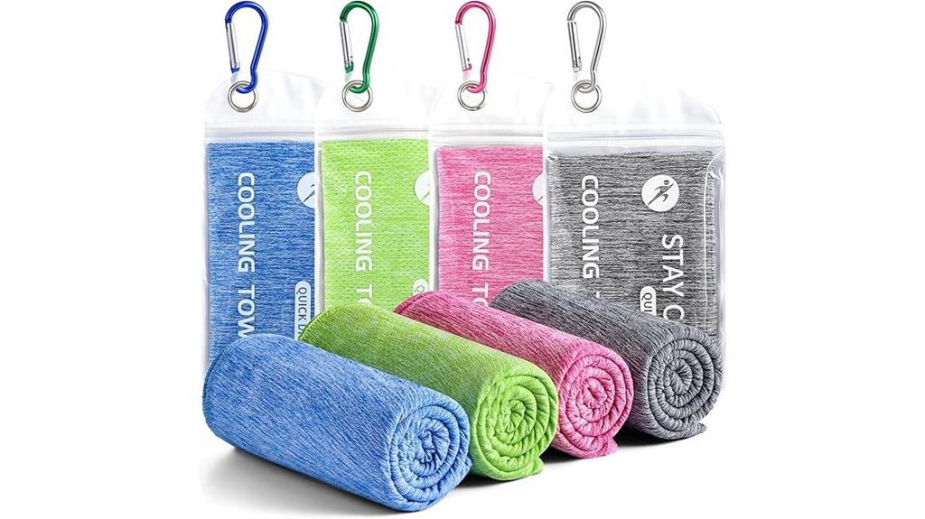 cooling towels four pack