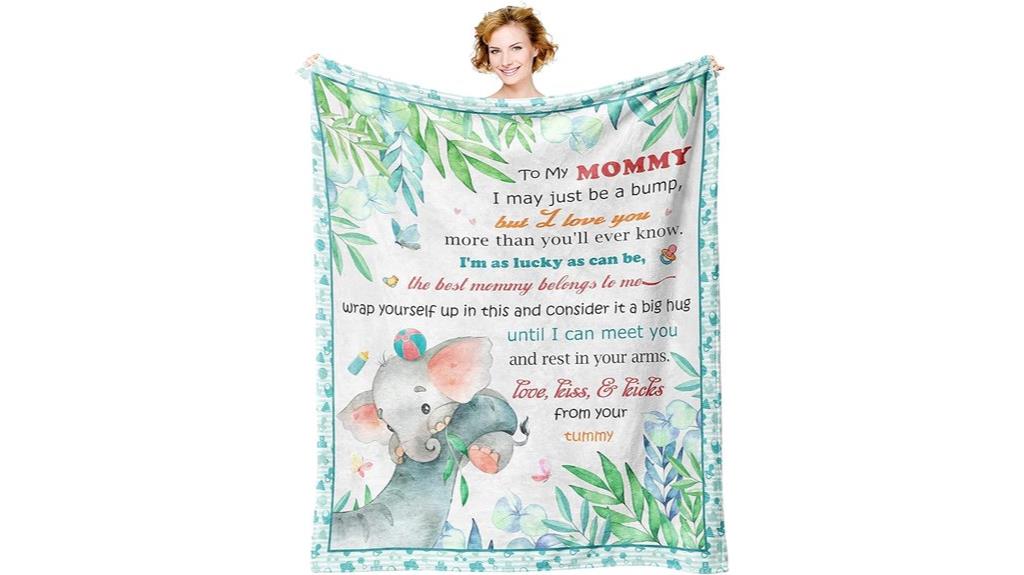 cozy blanket for new moms