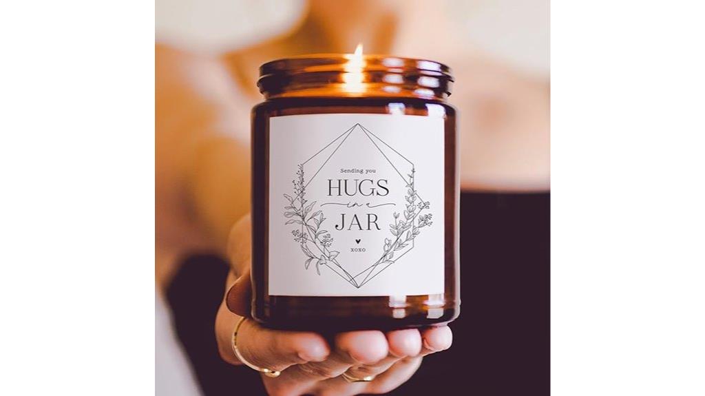 cozy scented home candles