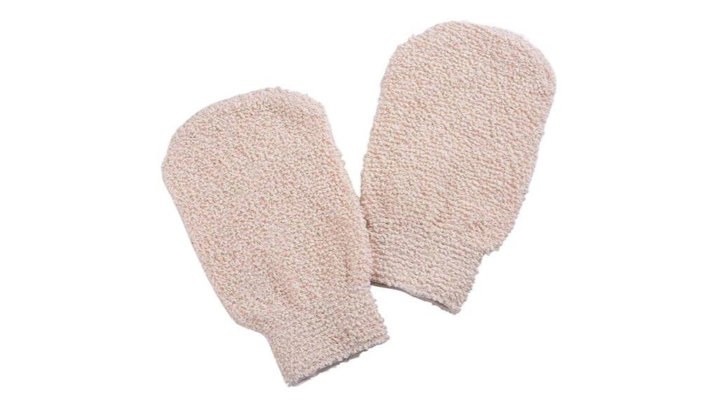 deep cleansing exfoliating gloves