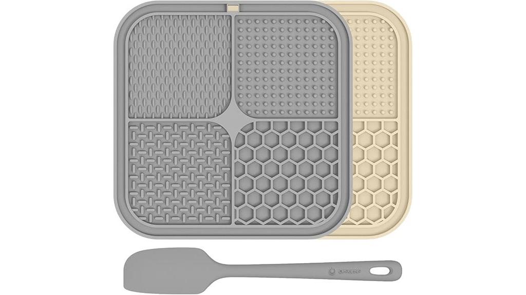 dog licking mats set