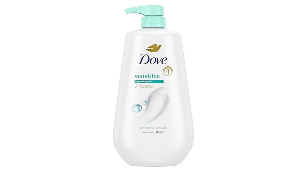 dove sensitive skin body wash