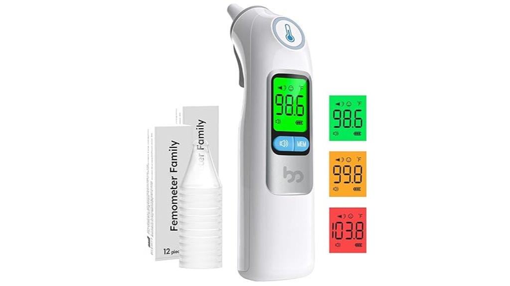 dual purpose ear thermometer