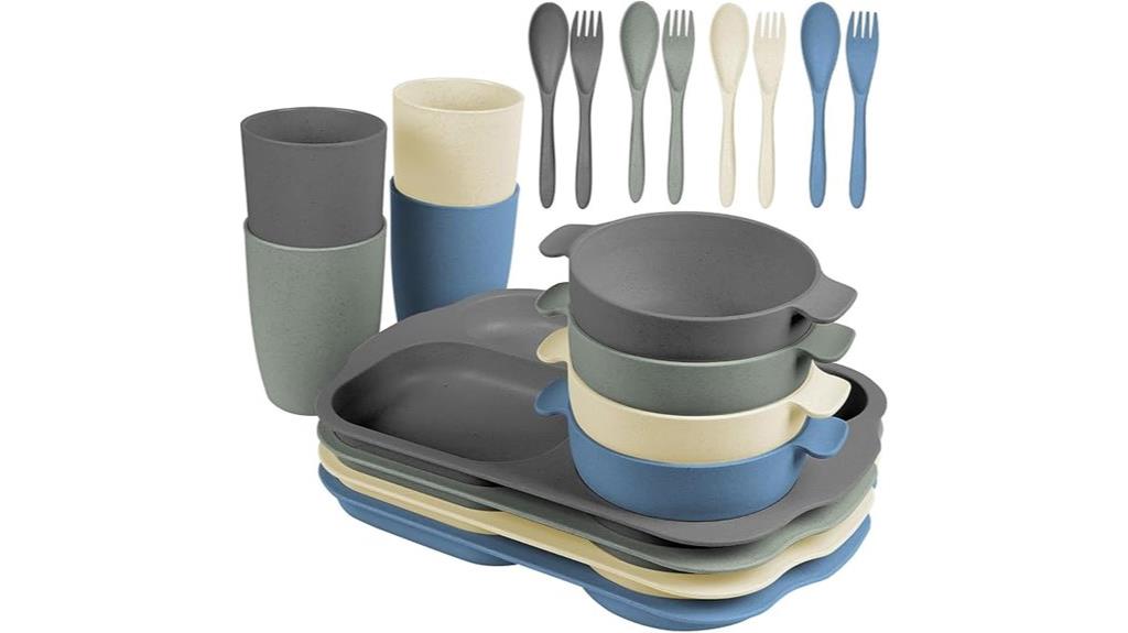 eco friendly kids dinnerware set