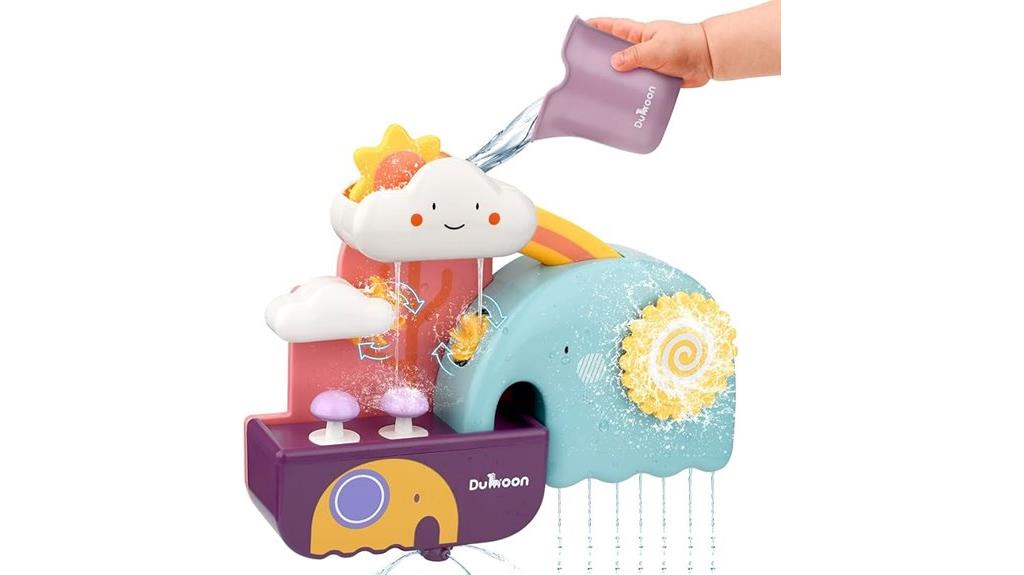 educational waterwheel bath toy