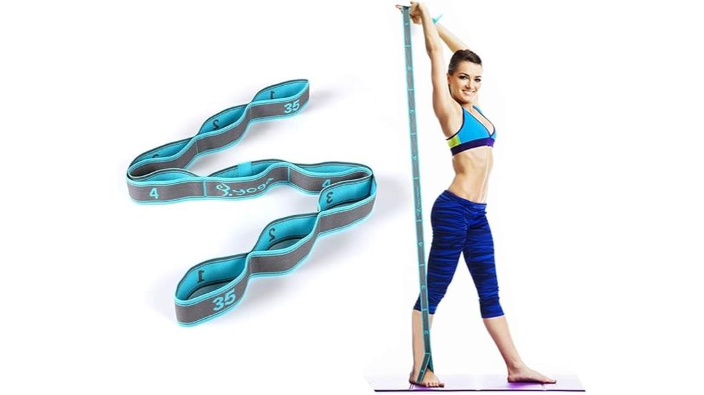 elastic yoga stretching strap