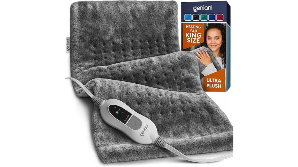 electric heating pad relief